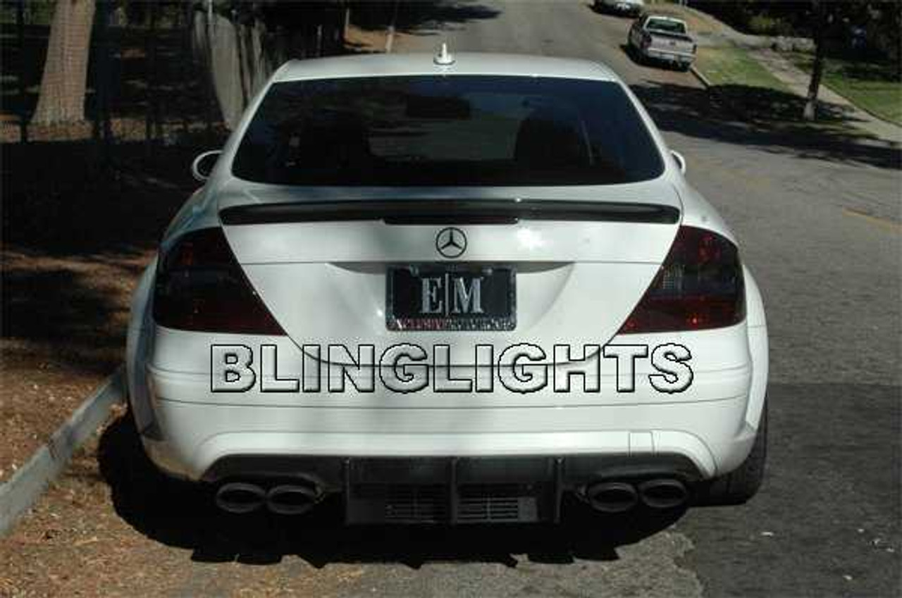 2007 2008 2009 Mercedes Benz E350 Smoked Taillights Taillamps Tail Lamps Lights Tint Film Overlays