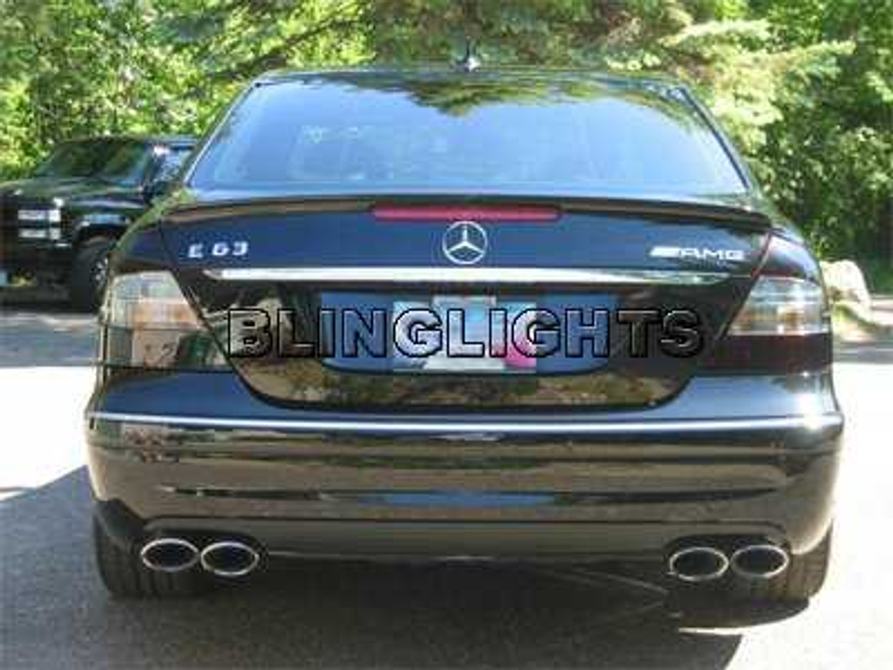 2010 2011 Mercedes-Benz E350 Saloon CDI CGI Smoked Taillamps Taillights Tint Film Overlays E 350