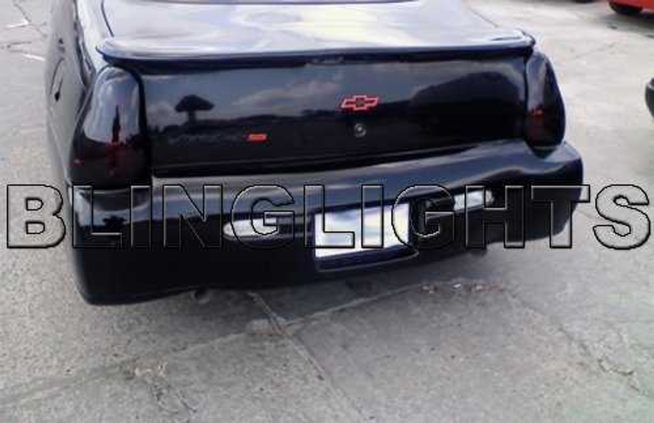 Chevrolet Monte Carlo Tinted Tail Lamp Light Overlays Kit Smoked Film Protection