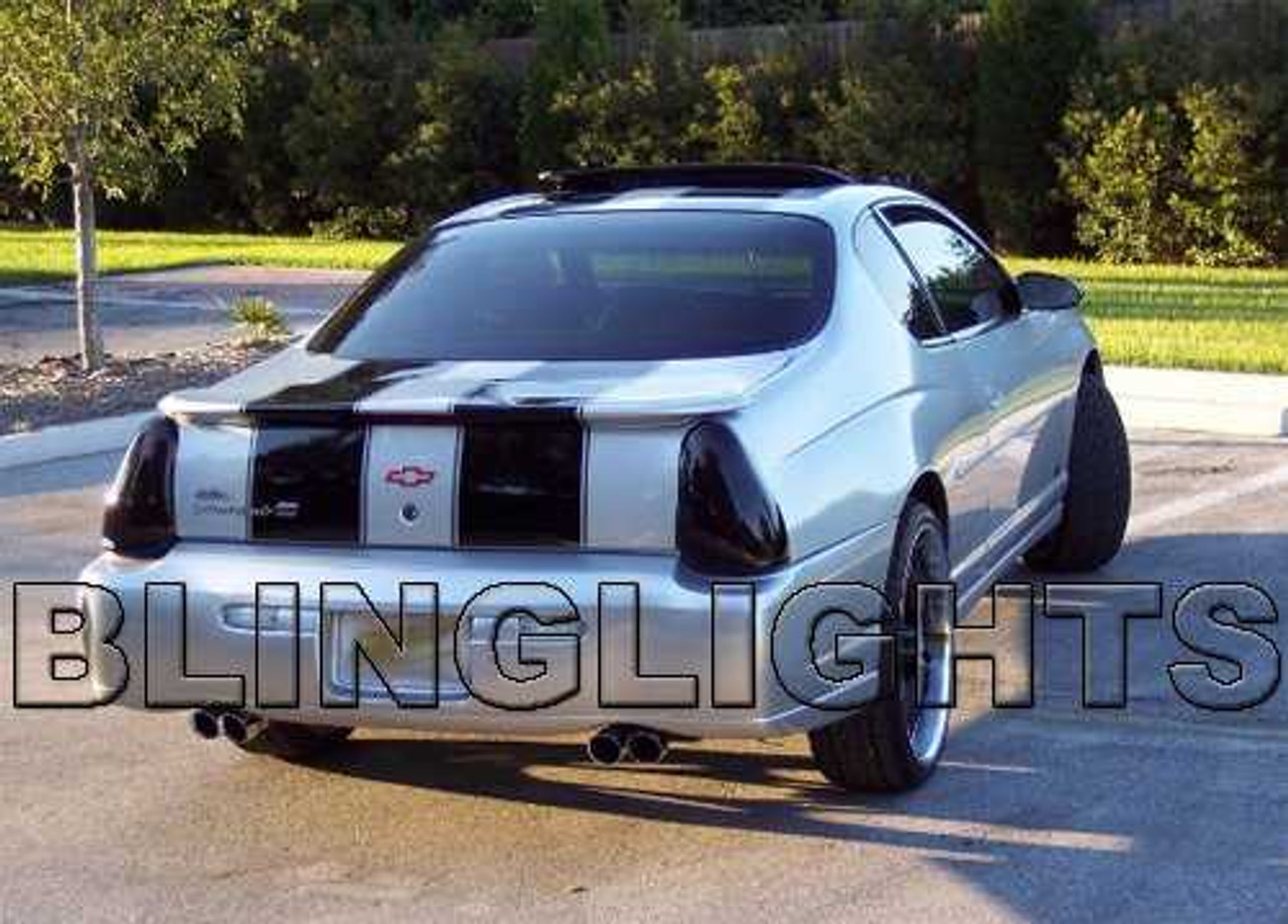 Chevrolet Monte Carlo Tinted Tail Lamp Light Overlays Kit Smoked Film Protection