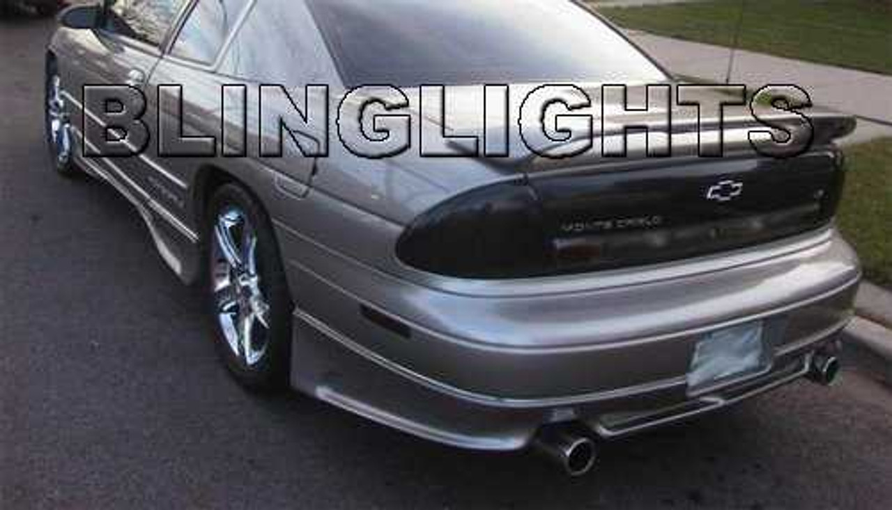 Chevrolet Monte Carlo Tinted Tail Lamp Light Overlays Kit Smoked Film Protection
