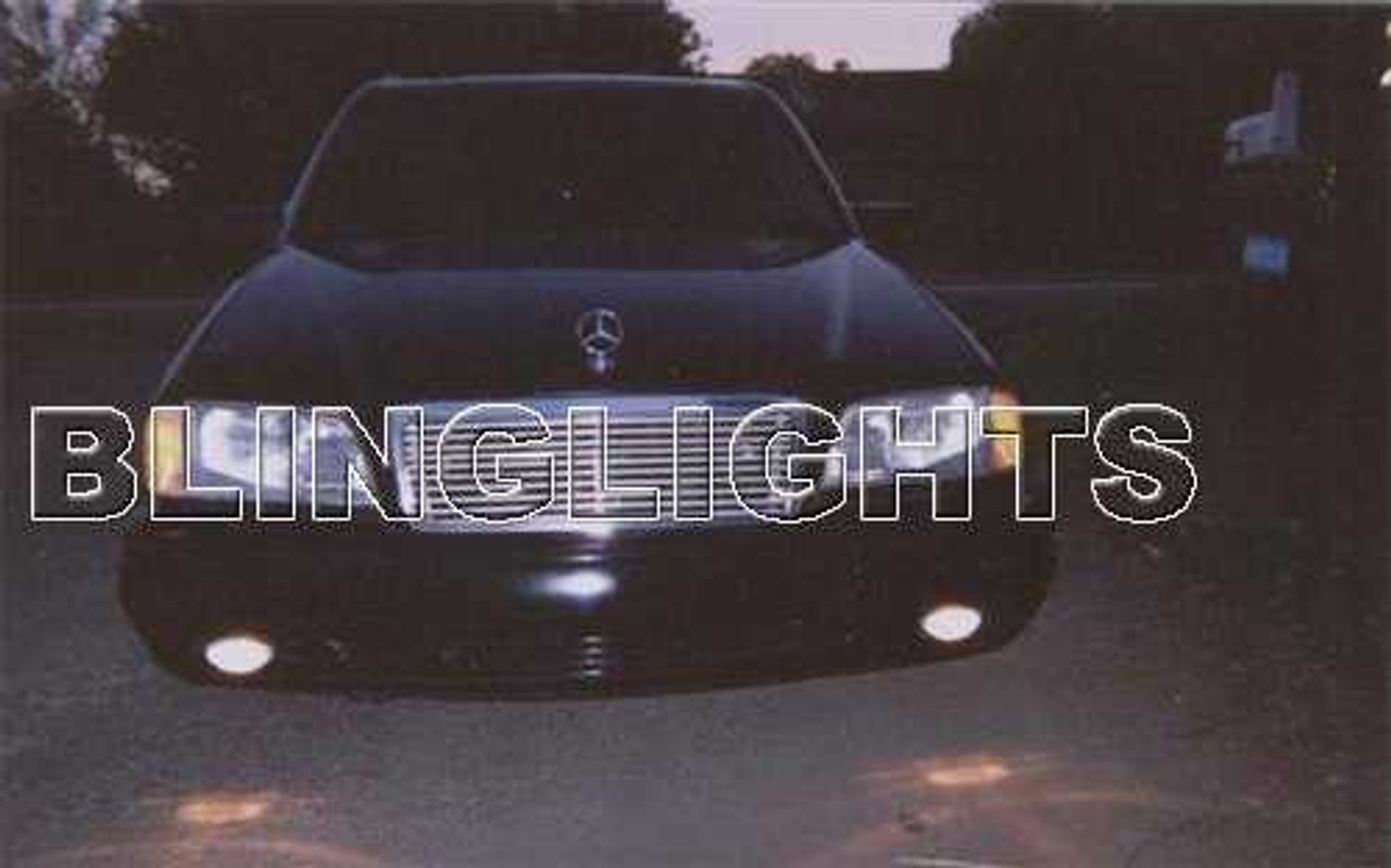 1998 1999 2000 Mercedes-Benz C200 Xenon Fog Lights Driving Lamps Foglamps Lamp Kit C 200 w202