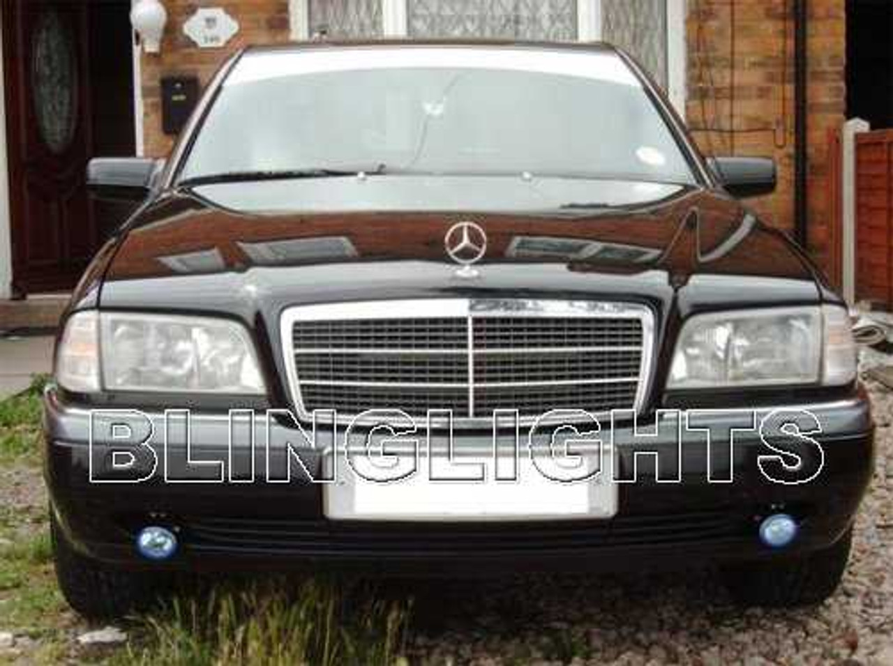 1994 1995 1996 1997 Mercedes-Benz C220 Xenon Fog Lights Driving Lamps Foglamps Lamp Kit C 220 W202
