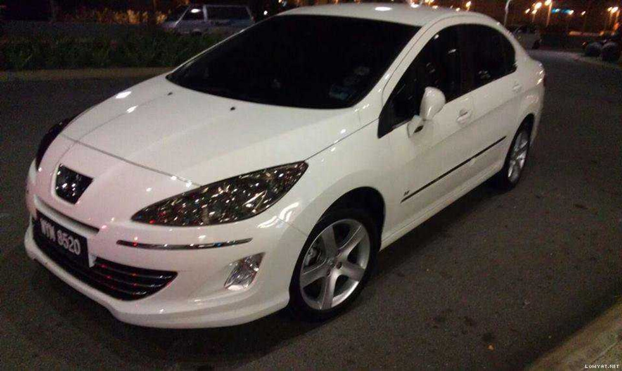 Peugeot 408 Smoked Uncut Head Lamp Film Overlay Covers