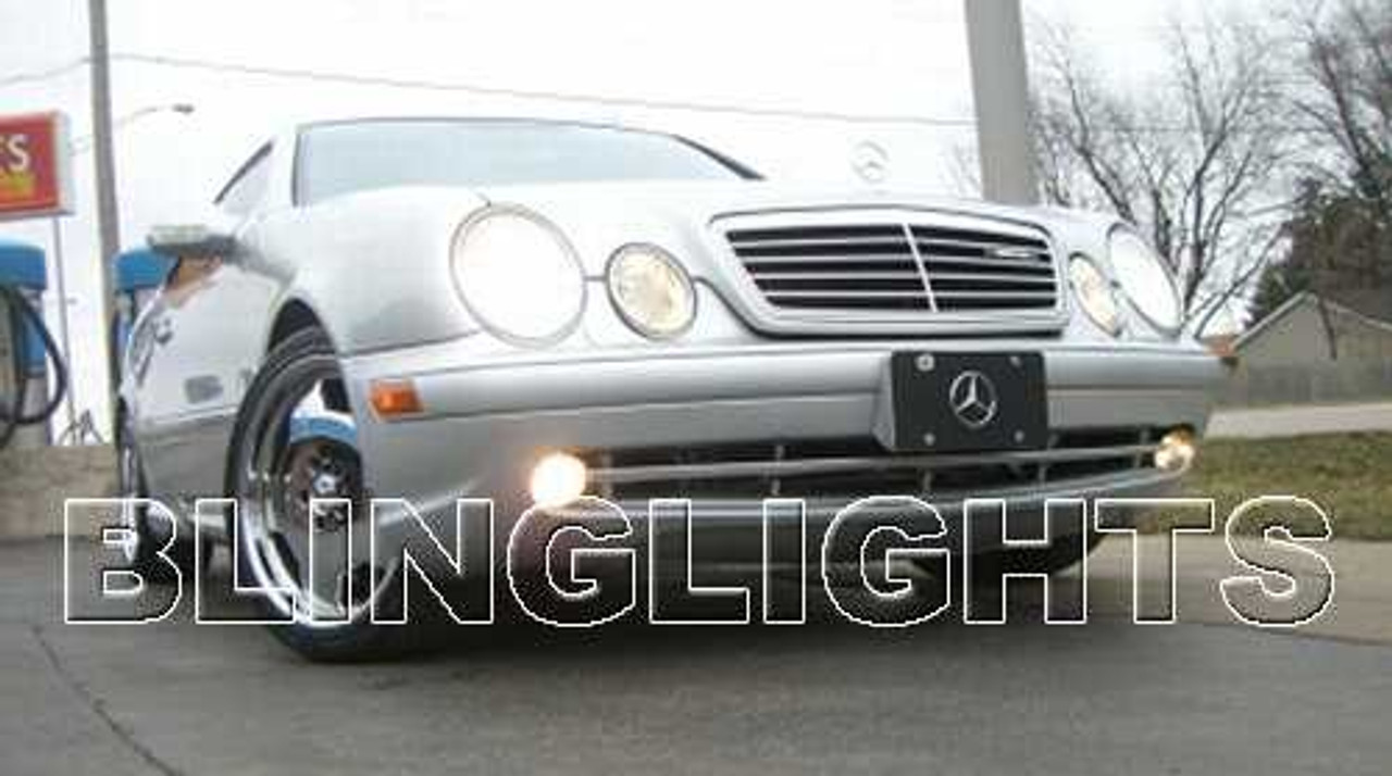 2000 2001 2002 Mercedes-Benz CLK55 AMG Xenon Fog Lights Driving Lamps Foglamps Kit clk 55