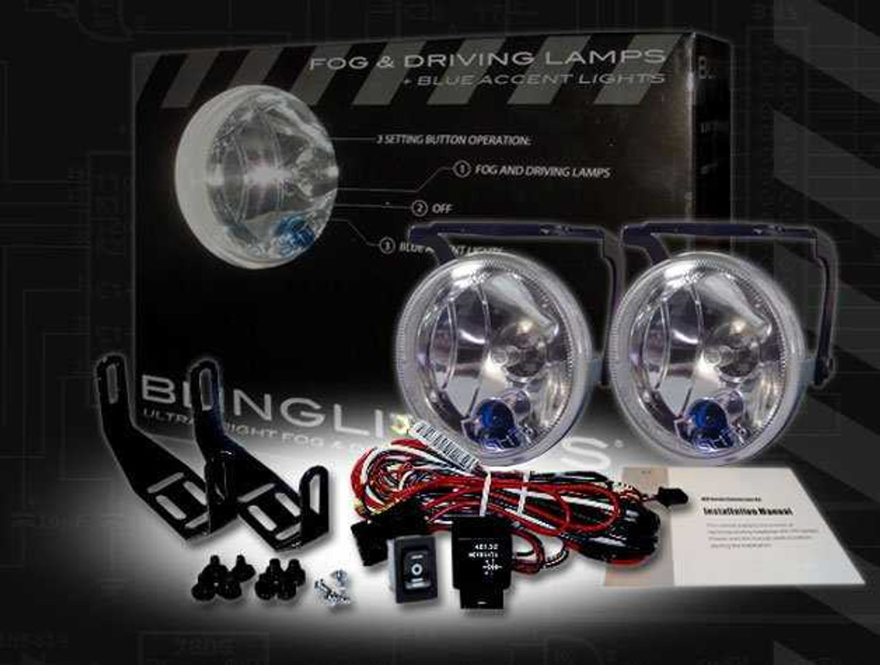 BlingLights Brand Fog Lights for 2007 2008 2009 2010 2011 Nissan Versa C11