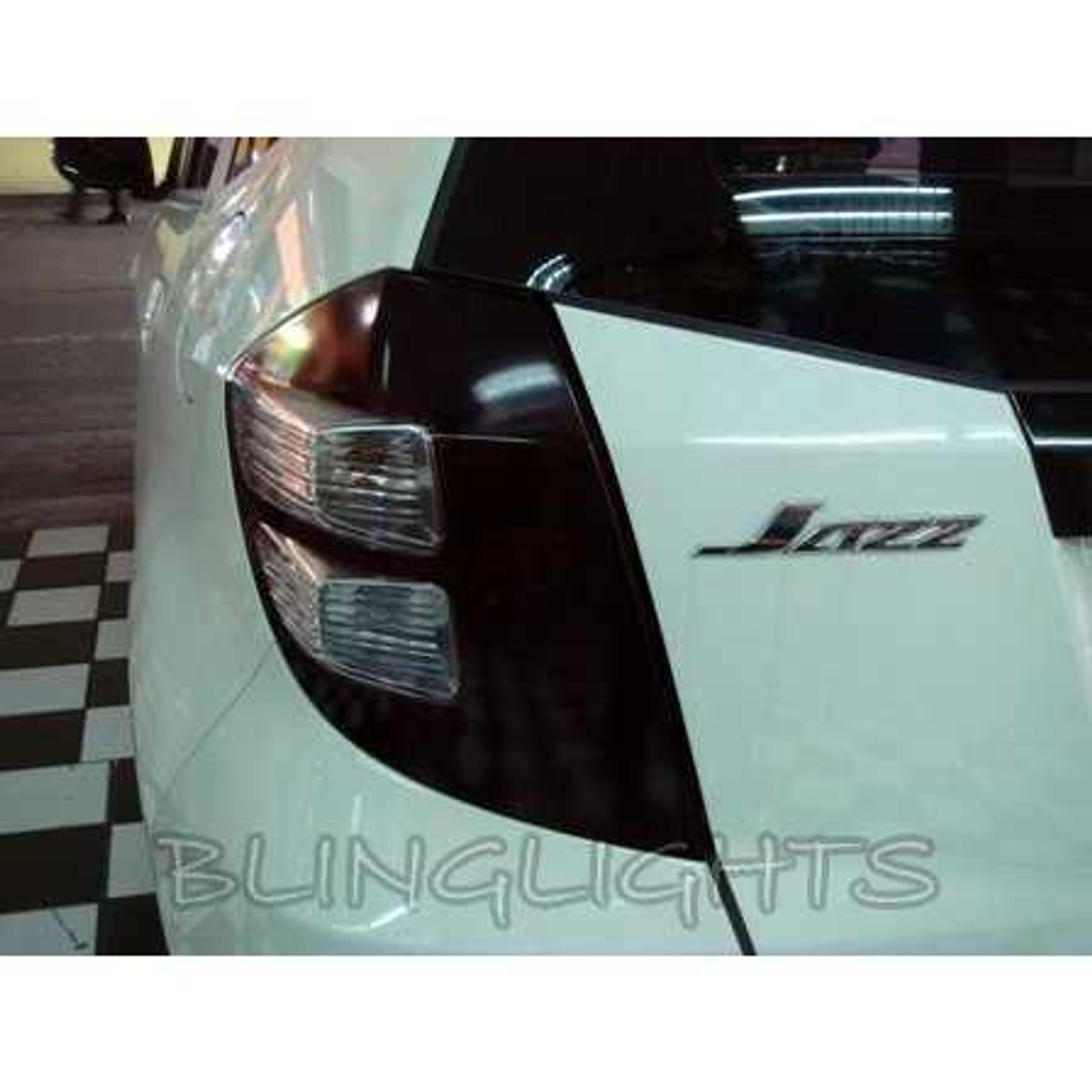 Honda Fit Tinted Smoked Taillamp Taillight Overlay Film Protection