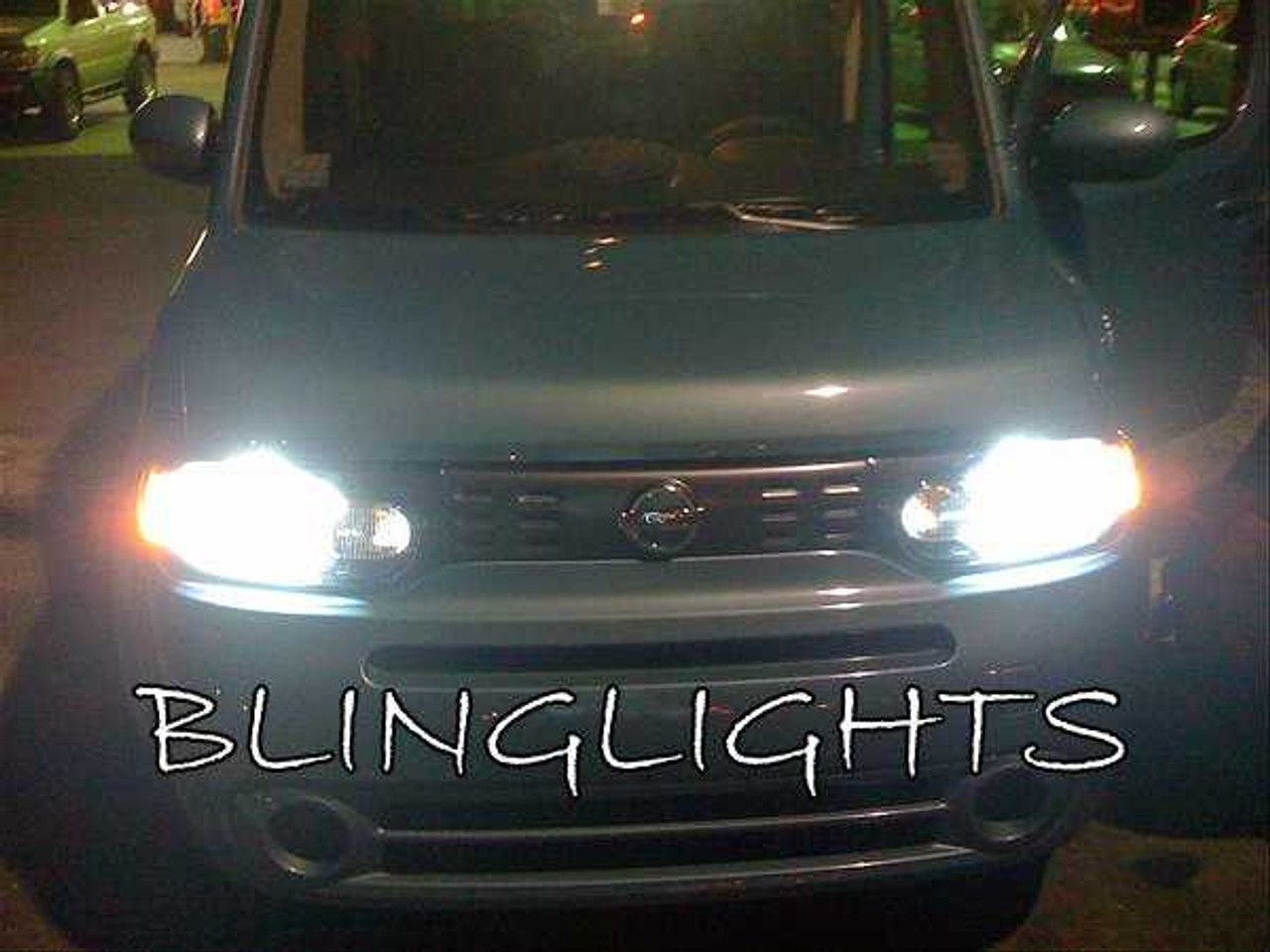 2009 2010 2011 Nissan Cube Bright White Bulbs for Headlamps Headlights Head Lamps Lights