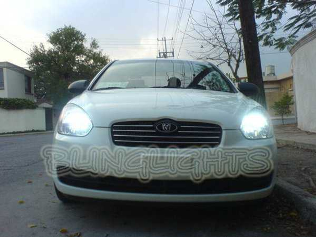 2006 2007 2008 2009 2010 2011 Hyundai Avega Bright White Light Bulbs for Headlamps Headlights