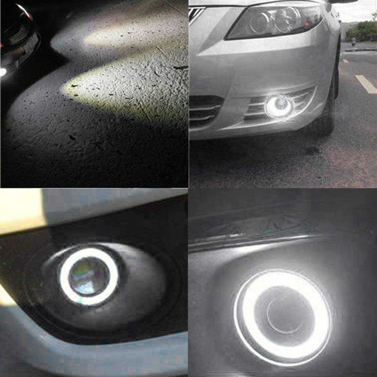 BlingLights Brand Halo Fog Lights for 2009 2010 2011 2012 Mazda MX-5 Miata NC