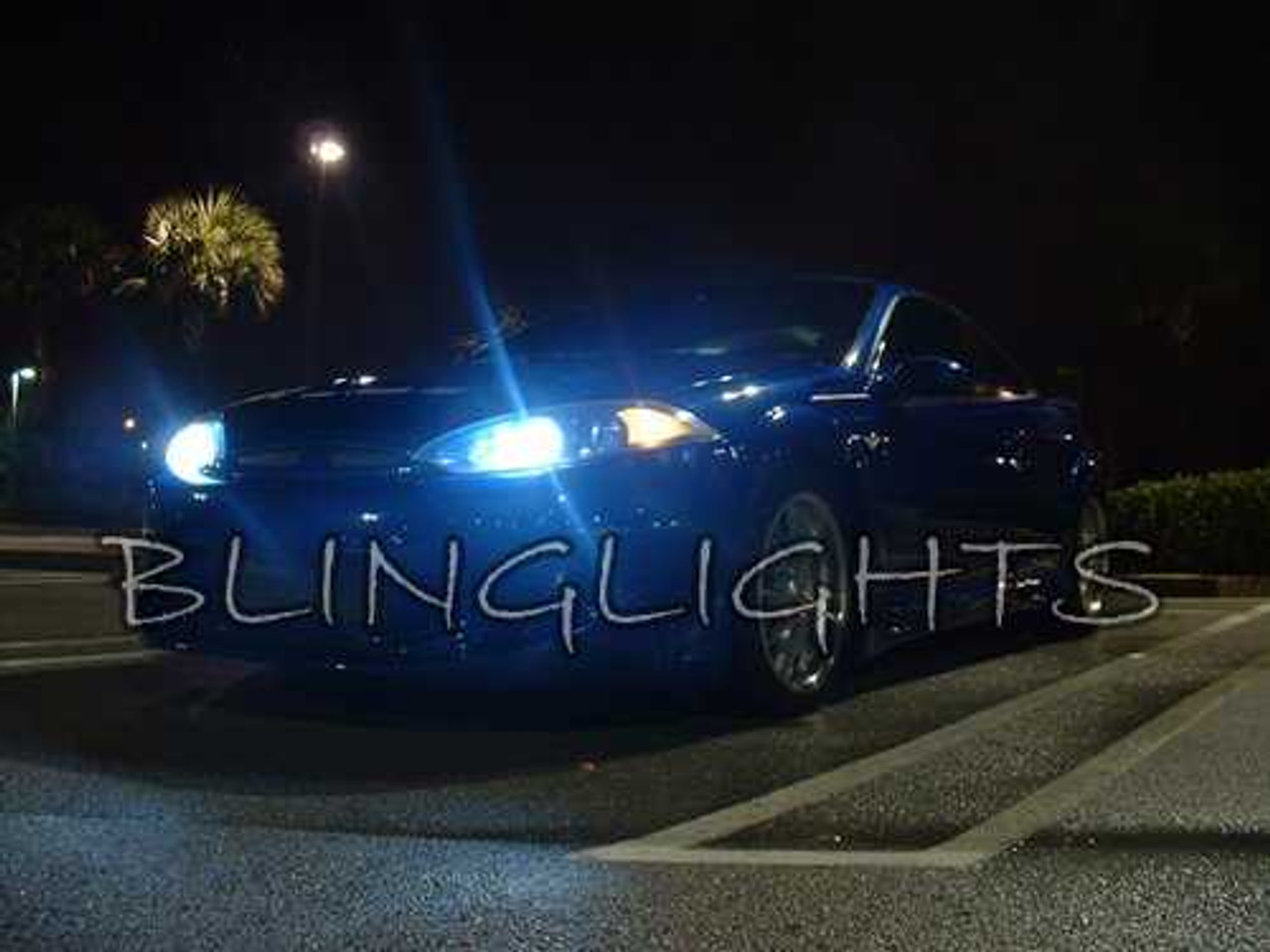 BlingLights Brand White Head Light Bulbs for 1999 2000 2001 2002 Mercury Cougar
