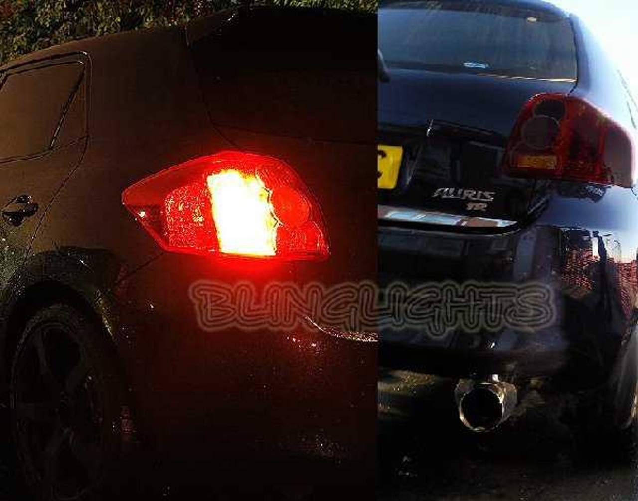 Toyota Auris Tinted Smoked Taillamps Taillights Tail Lamps Lights Protection Overlays Film