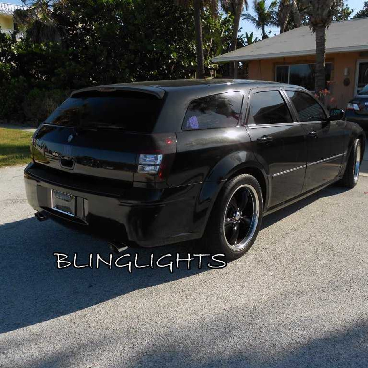 2005-2008 Dodge Magnum Tinted Smoked Taillamp Taillights Overlays Film Protection