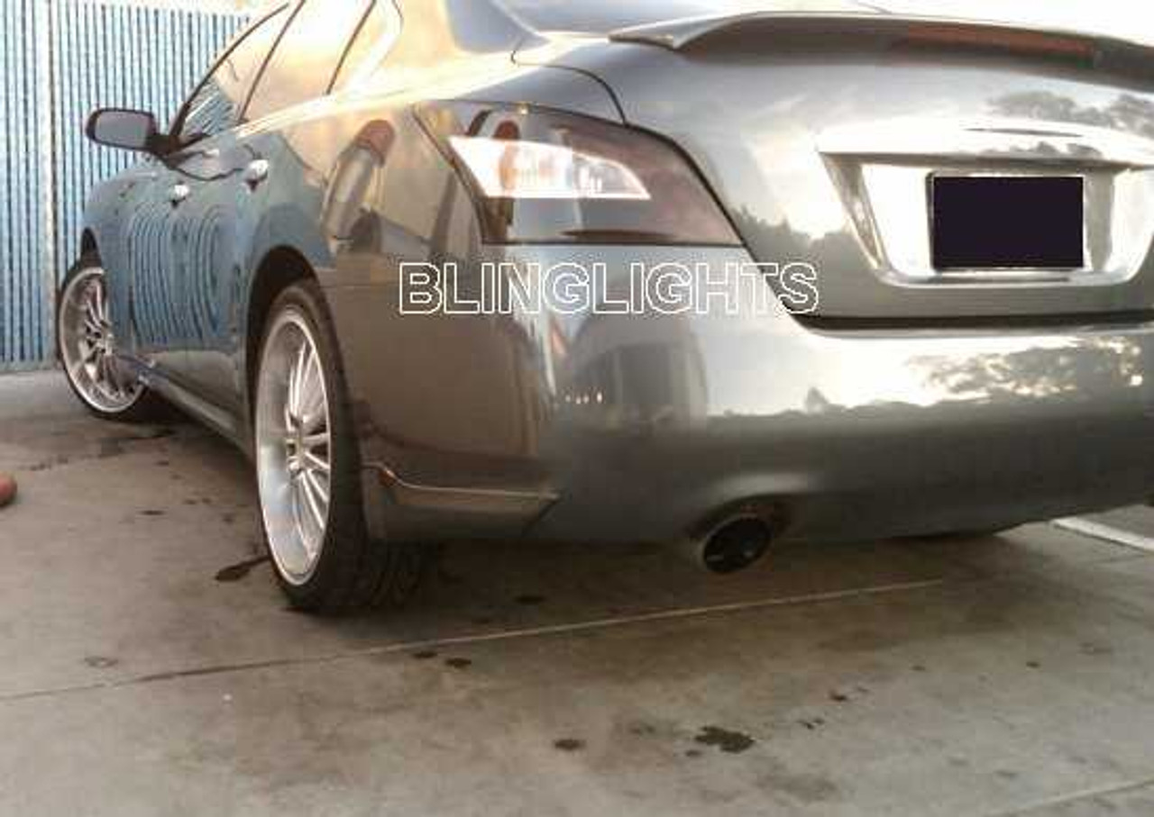 Nissan Maxima Smoked Taillights Film Overlay Taillamps Covers