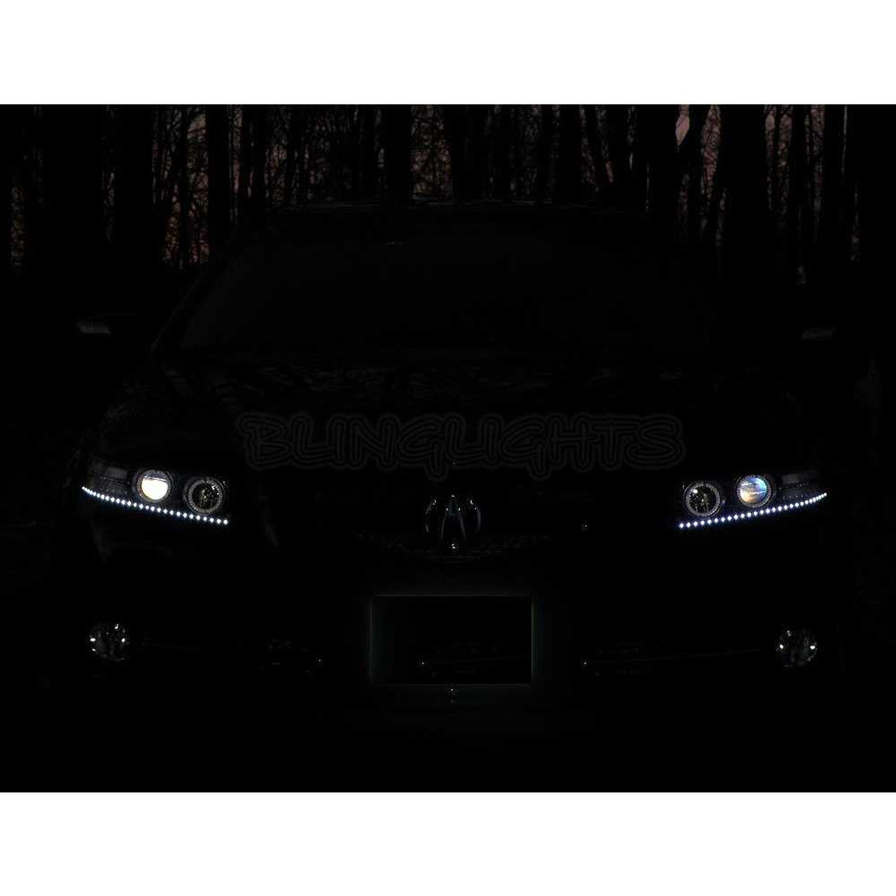 Acura CL LED DRL Strip Lights for Headlamps Headlights Day Time Running Lamps Strip Lights