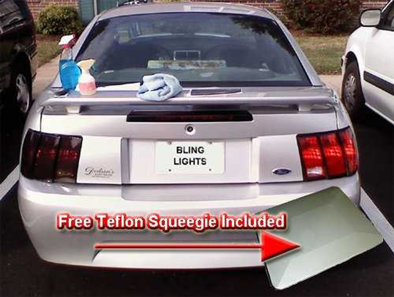 Lincoln MKS Tinted Tail Lamps Smoked Lights Overlays Kit film protection