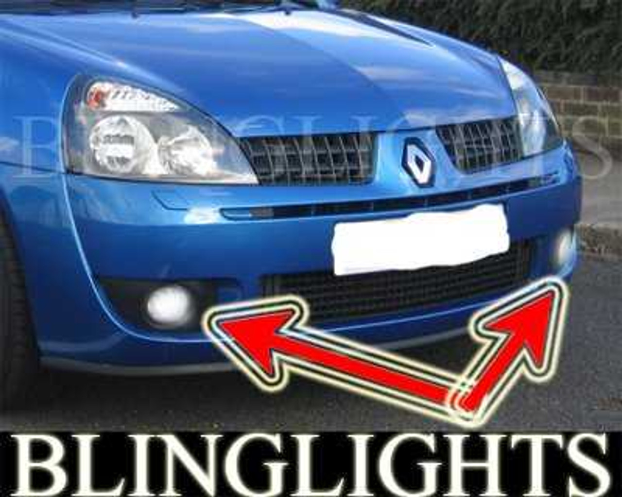 1999-2003 RENAULT CLIO II RS 172 XENON FOG LIGHTS DRIVING LAMPS 2000 2001 2002