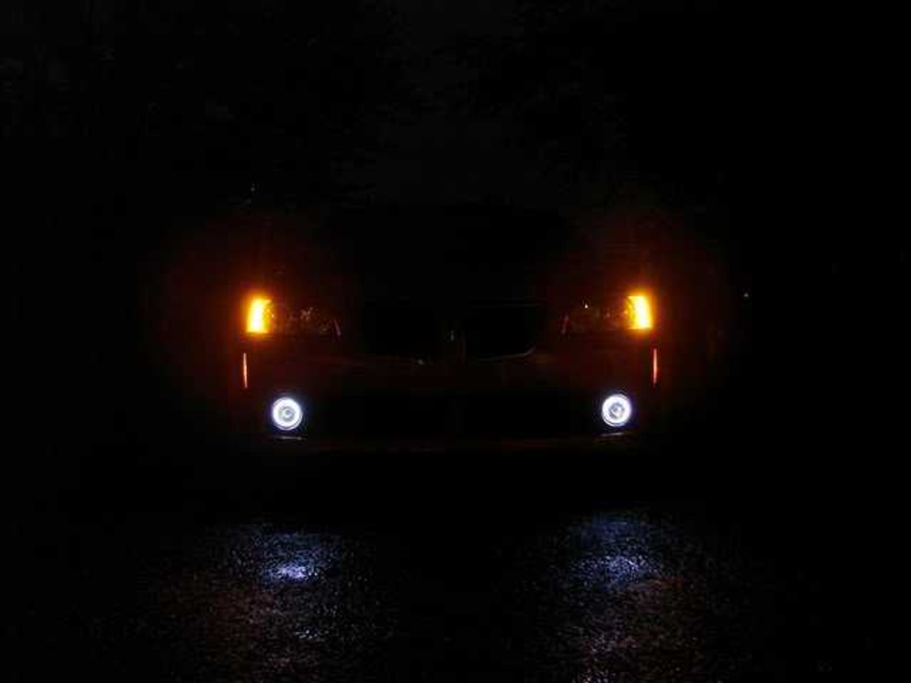 2008 2009 Pontiac G8 White Halo Fog Lamps Driving Lights Kit