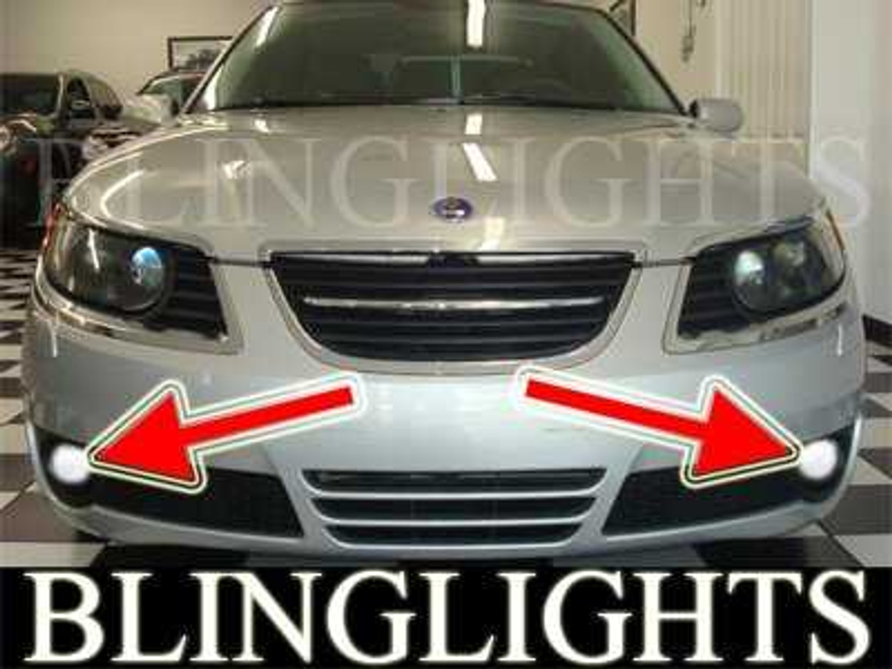 Fog Lamps Lights for 2006 2007 2008 2009 SAAB 9-5 Sportscombi