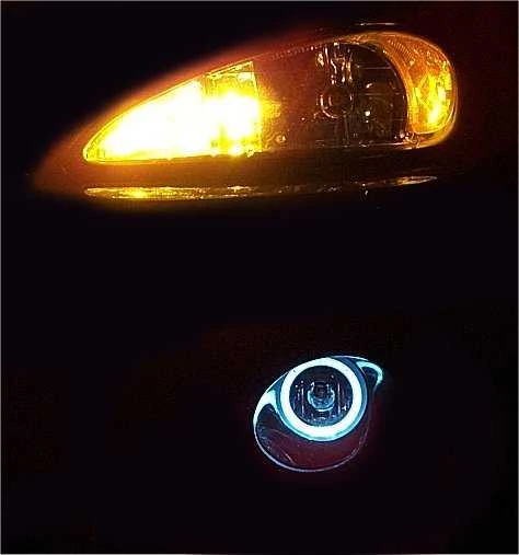 Pontiac Grand Am Halo Fog Lamps Lights 1999 2000 2001 2002 2003 2004 2005