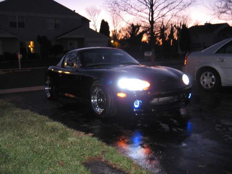LED Blue Halo Fog Lights Lamps for 2001-2005 Mazda MX-5 Miata NB