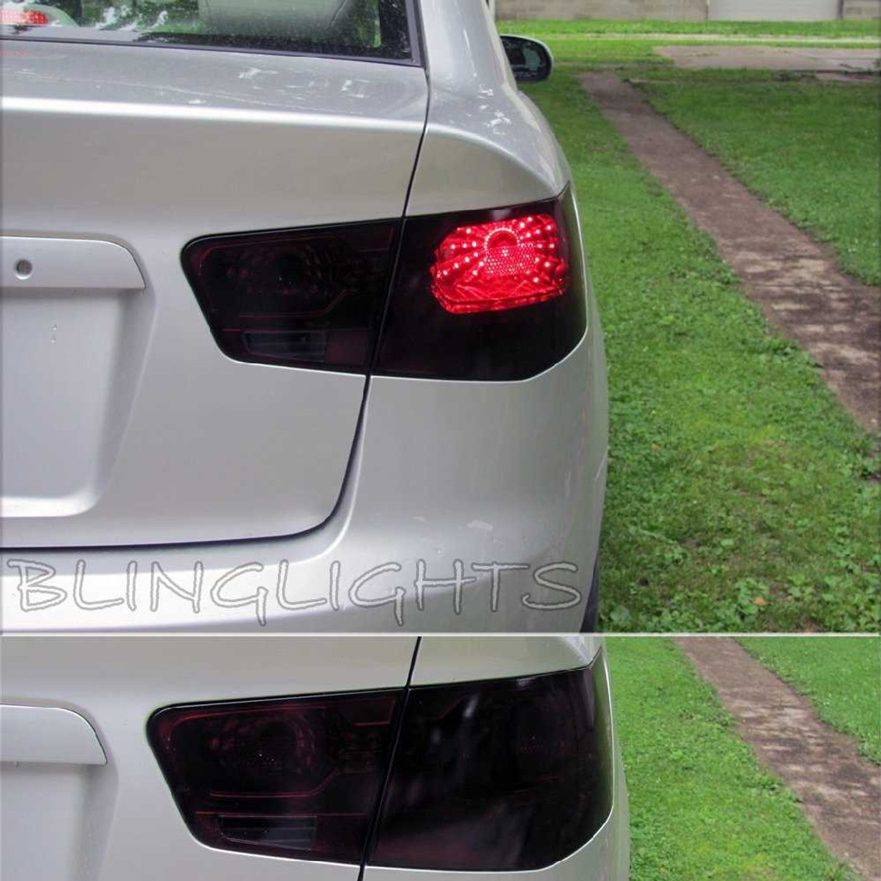 Kia Cerato Tinted Smoked Tail Lamps Lights Overlay Film Protection