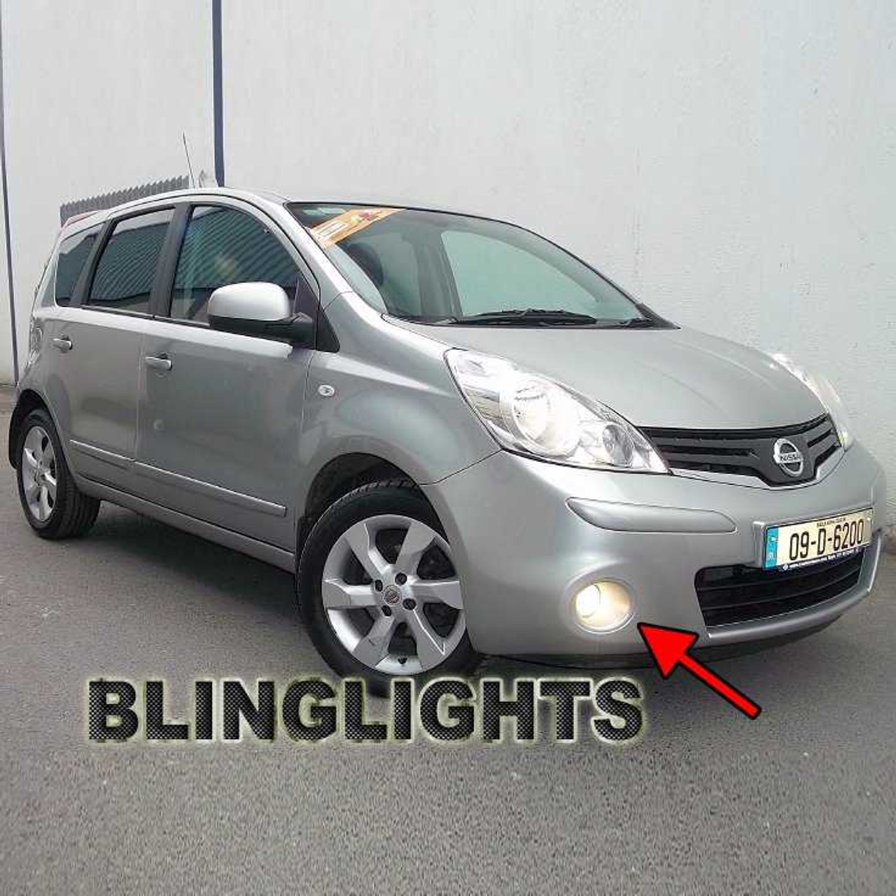 Fog Lights Lamps for 2005-2013 Nissan Note