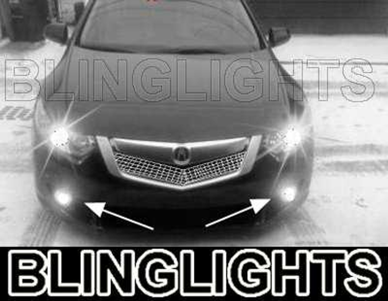 2009-2014 Acura TSX LED Fog Lamp Driving Light Kit sedan sport wagen