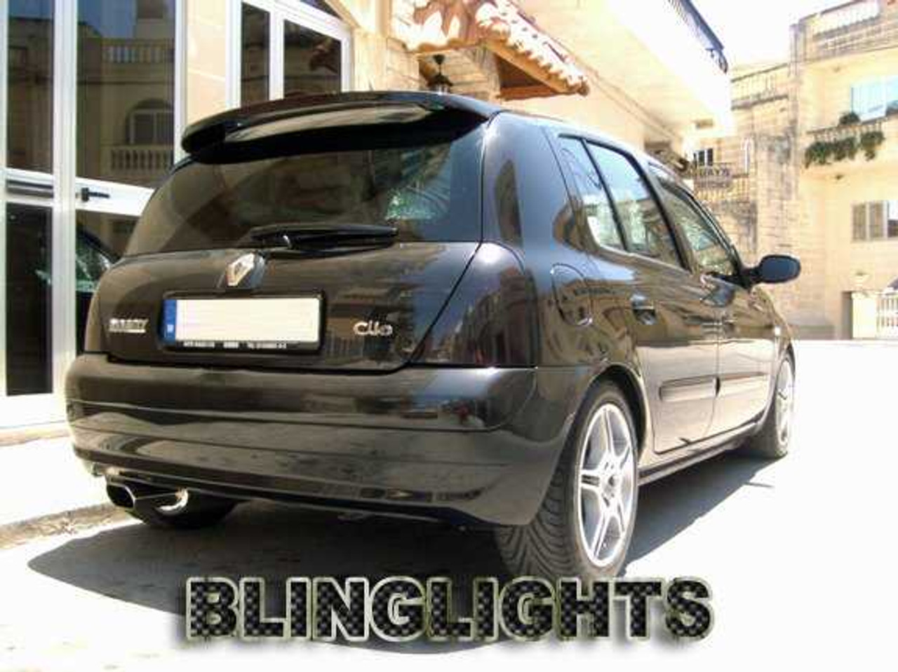 Renault Clio Tinted Smoked Tail Lamp Light Overlays Kit Protection Film