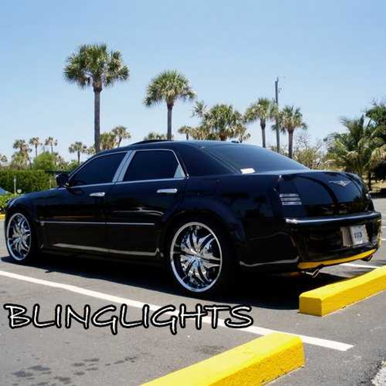 2005 2006 2007 2008 2009 2010 Chrysler 300 300c Tinted Smoked Taillamps Taillights Film Overlays