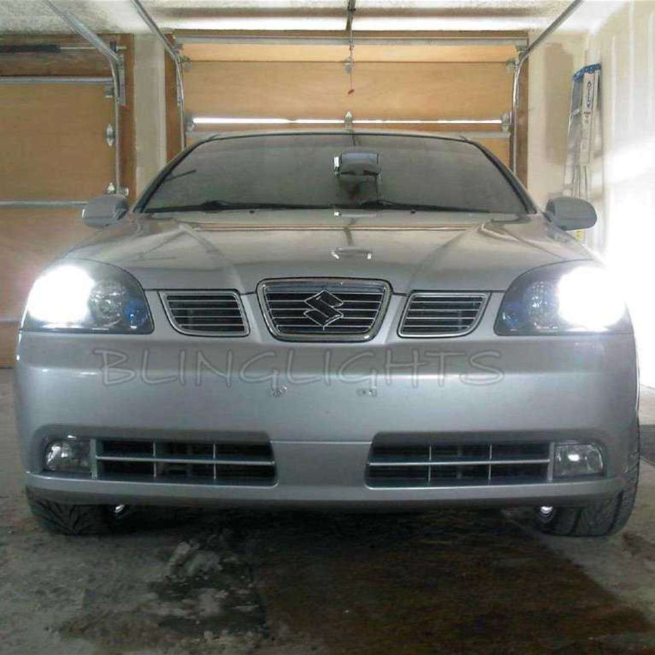 Suzuki Forenza Bright White Replacement Light Bulbs for Headlamps Headlights Head Lamps Lights