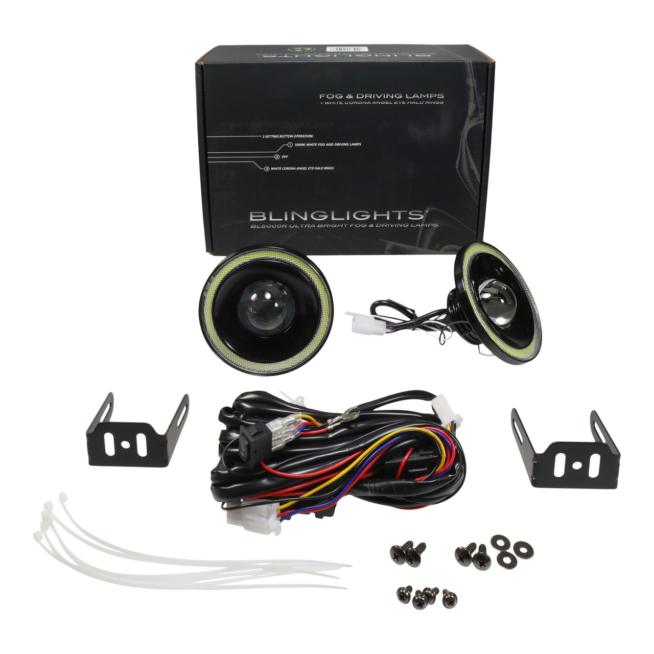 2005 2006 2007 2008 2009 2010 Mazda5 Fog Lamp Light Kit LED Drivinglights Foglamps