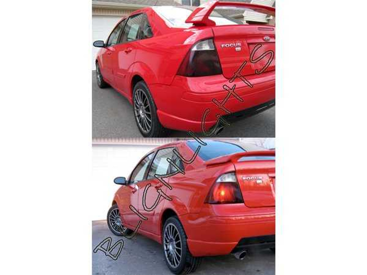 2005-2010 Mazda Premacy Smoked Tail Light Lamp Overlays Kit Tinted Protection Film