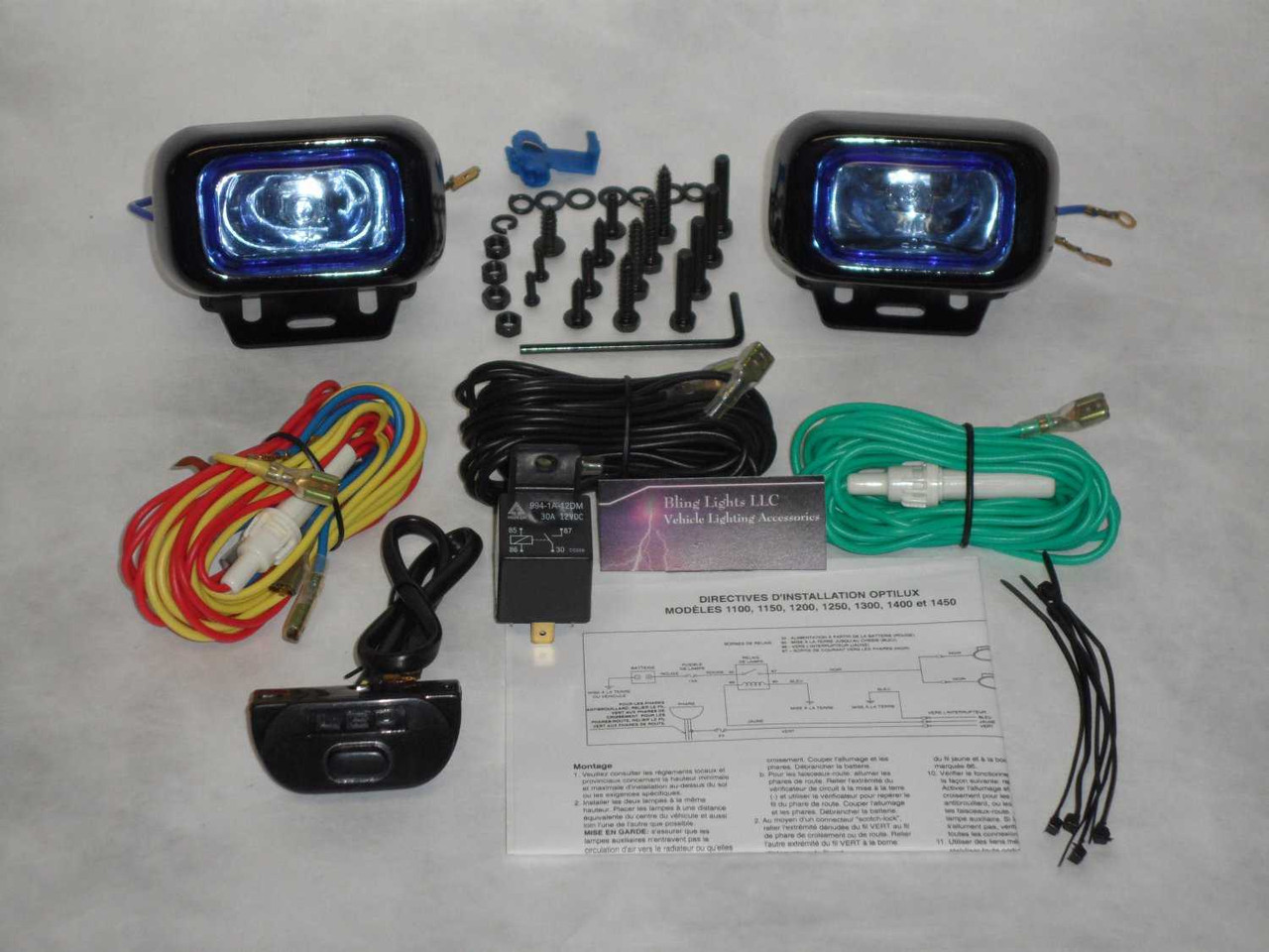 Driving Lamps for 2008-2012 BMW R1200GS with Hepko-Becker Bar