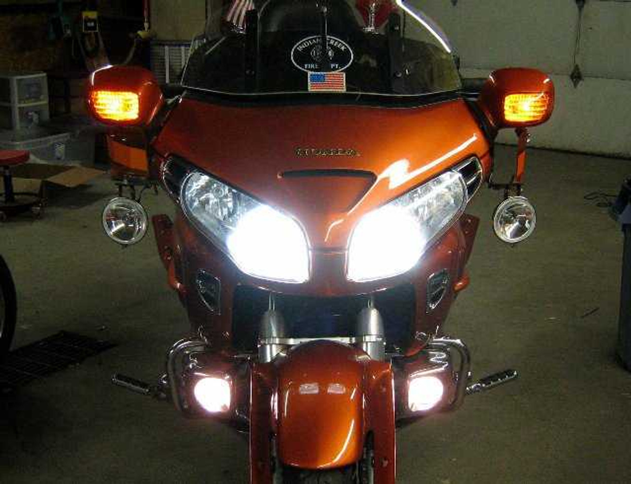 BlingLights Brand Super White Headlamp Light Bulbs for Honda Gold Wing GL1800