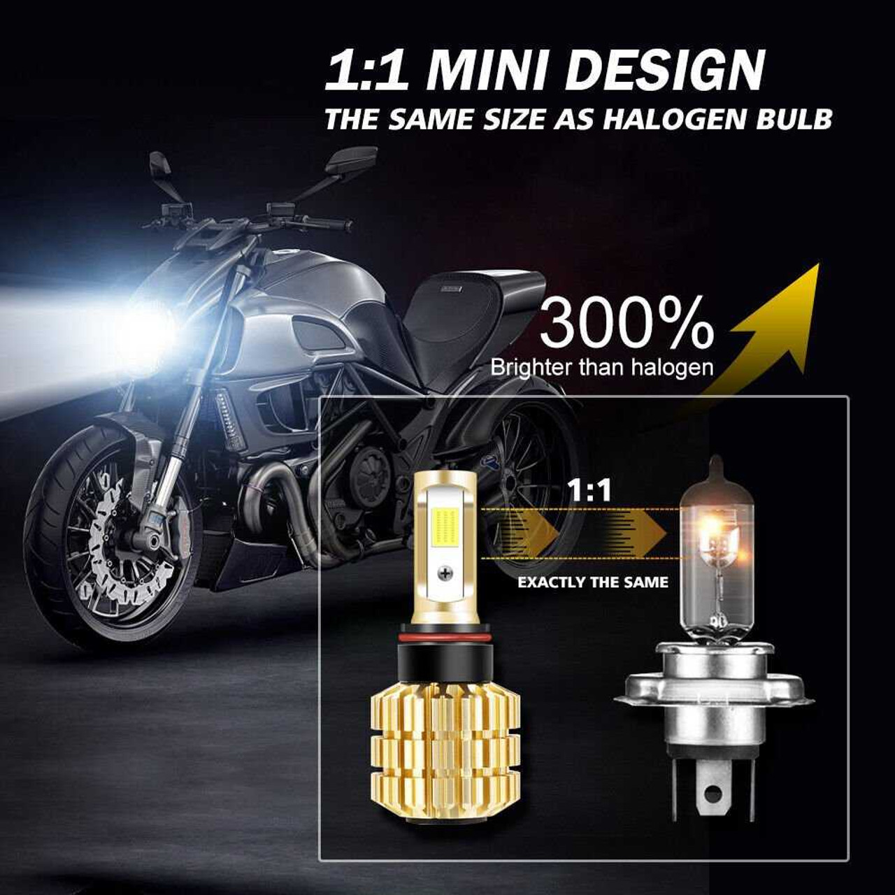 BlingLights Brand LED Conversion Kit for KTM ATV 525 505 450 SX XC Headlight  