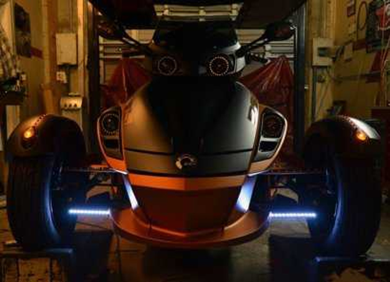 Can-Am Spyder Roadster LED DRL Head Lamps Strips Lights Kit