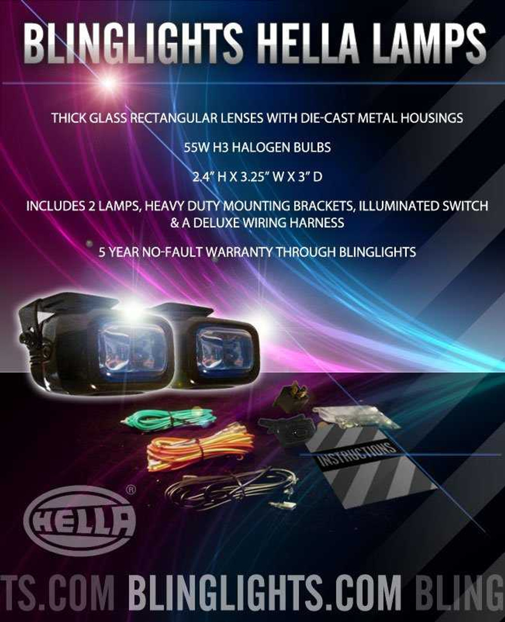Honda Deauville NT700V Xenon Driving Lights Fog Lamps Kit