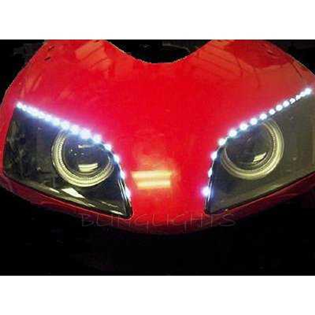 Honda CBR954RR LED DRL Light Strips Headlamps Headlights Head Lamps Day Time Running Strip Lights