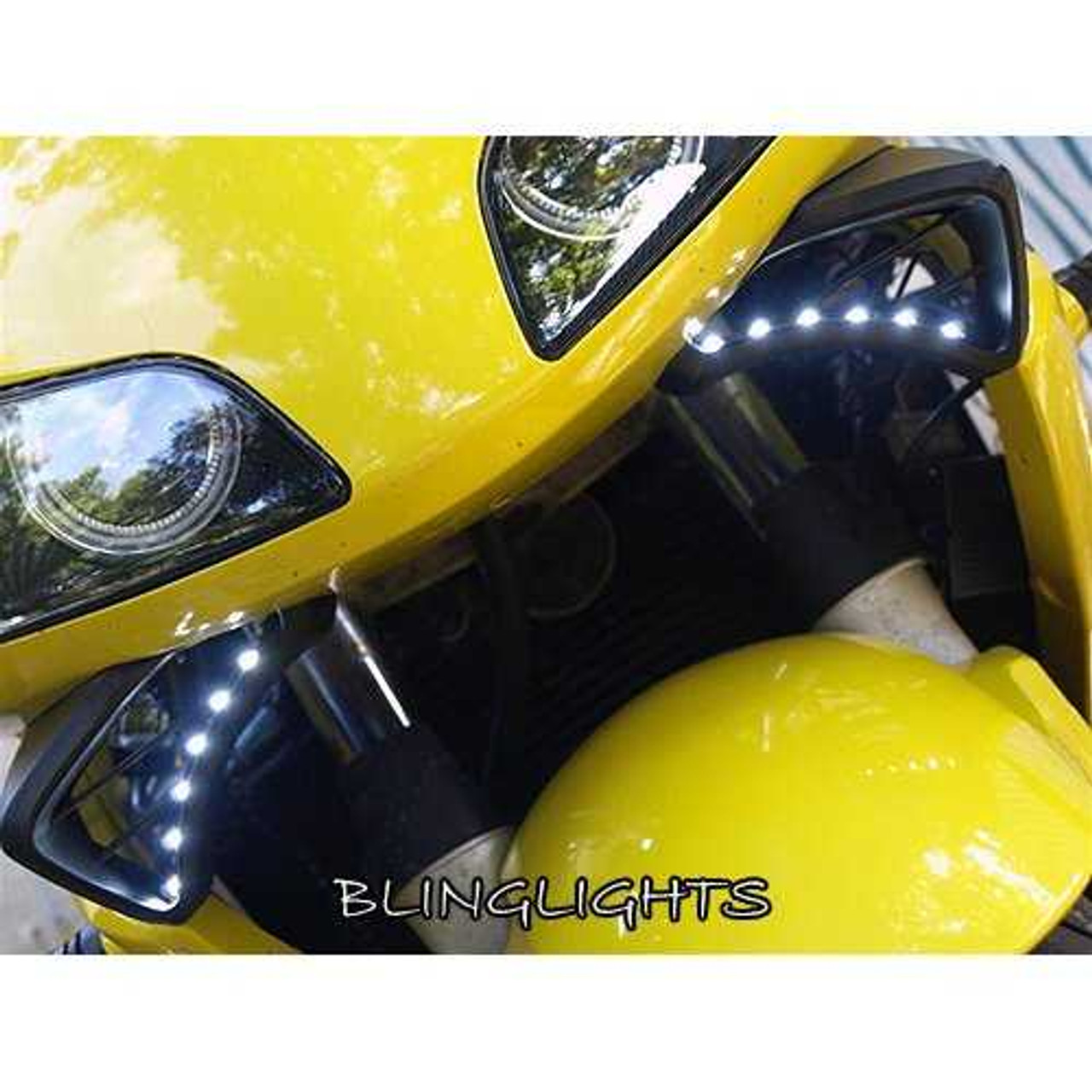 Honda CBR929RR LED DRL Light Strips Headlamps Headlights Head Lamps Day Time Running Strip Lights