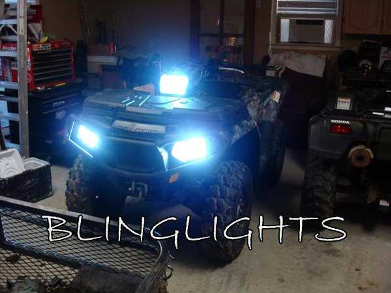 Polaris Sportsman Xenon HID 2 Light Conversion Kit for Headlamps Headlights Head Lamps HIDs Lights