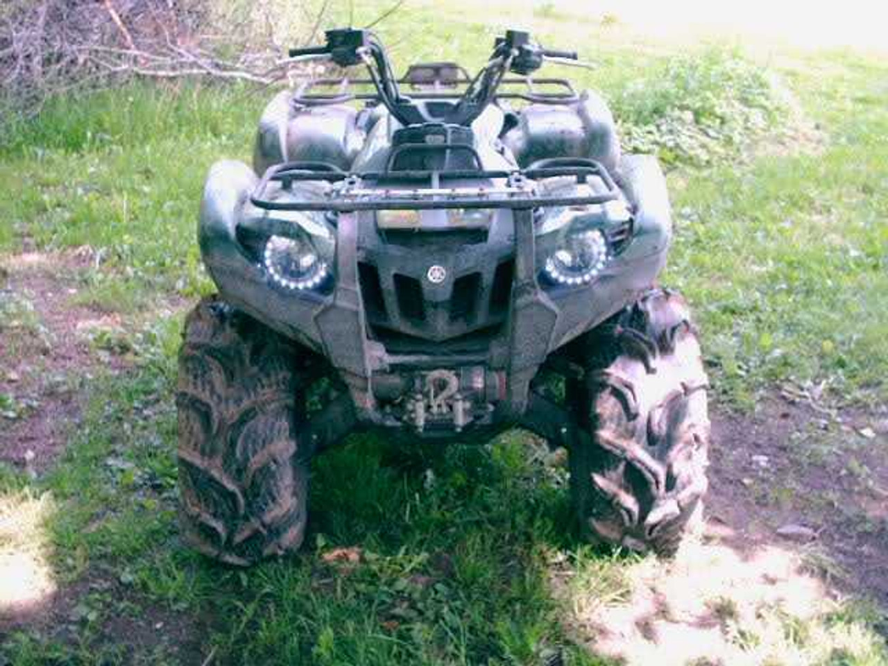 Yamaha Grizzly LED Angel Eye Strip Lights DRL Halo Lamps