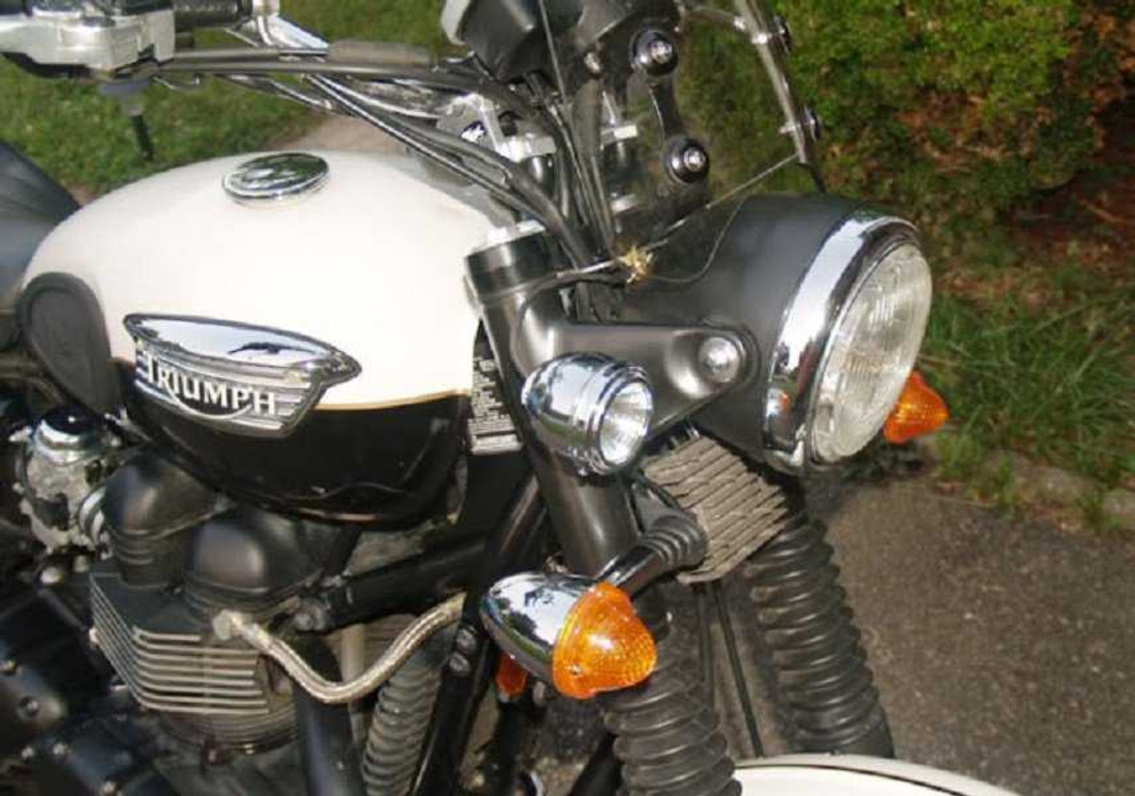 Triumph Bonneville 6000K LED Auxiliary Lamps High Output Lights Kit