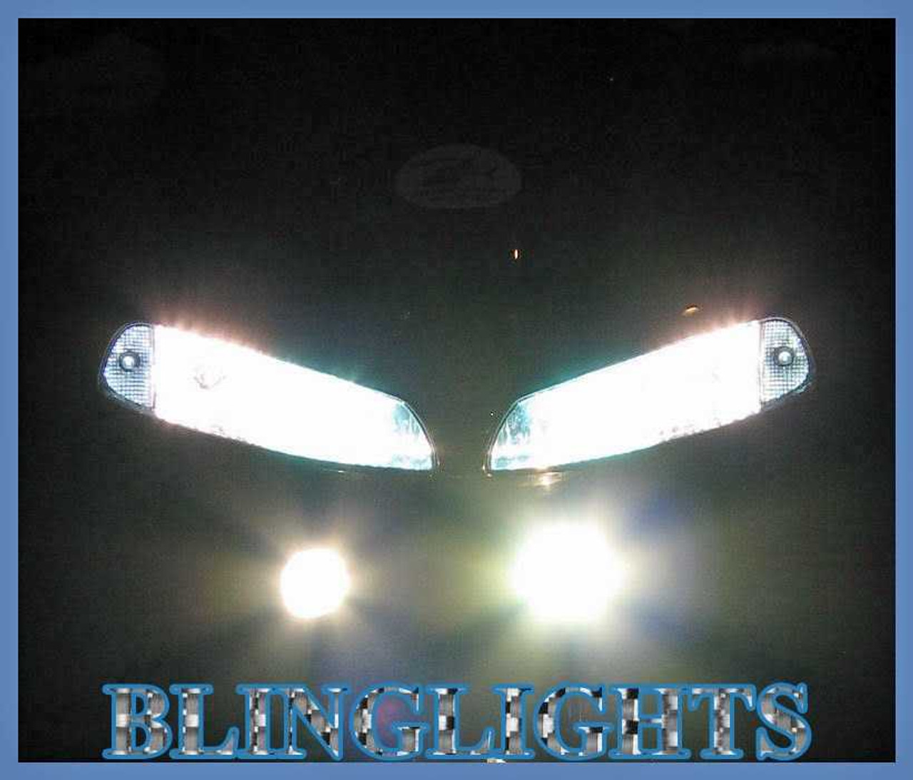 Blue Halo Angel Eye Fog Lights Driving Lamps for Buell 1125R