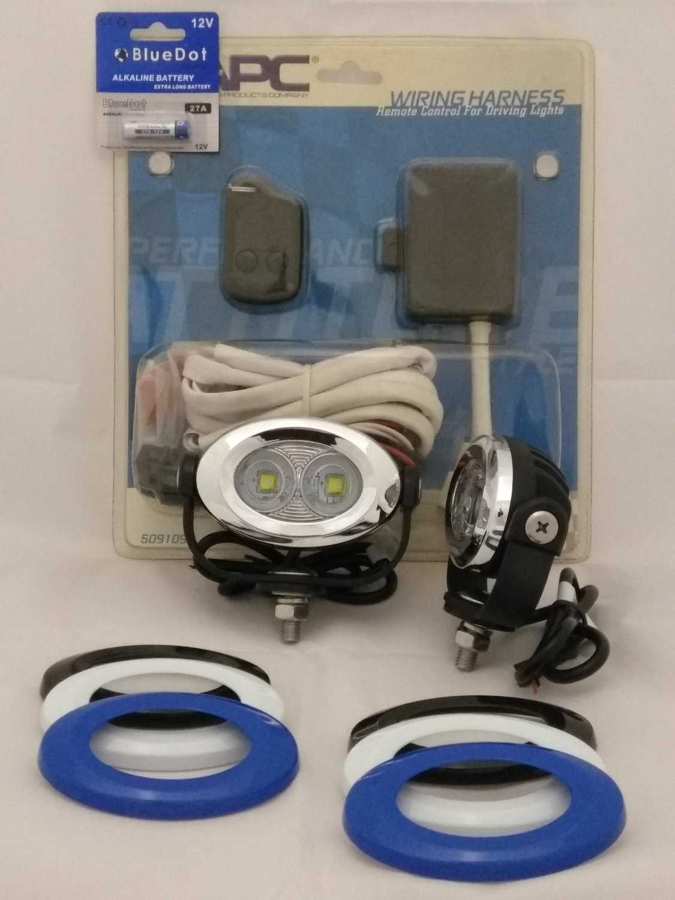 Piaggio MP3 LED Auxiliary Flood Lights Lamps Kit