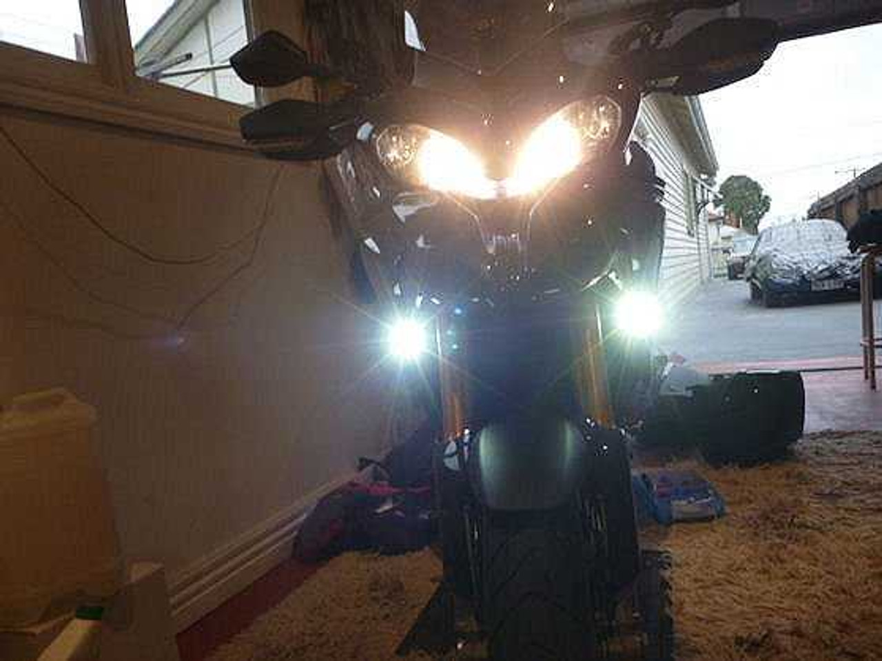 Ducati Multistrada 1200 Xenon Fog Lamps Driving Lights Kit