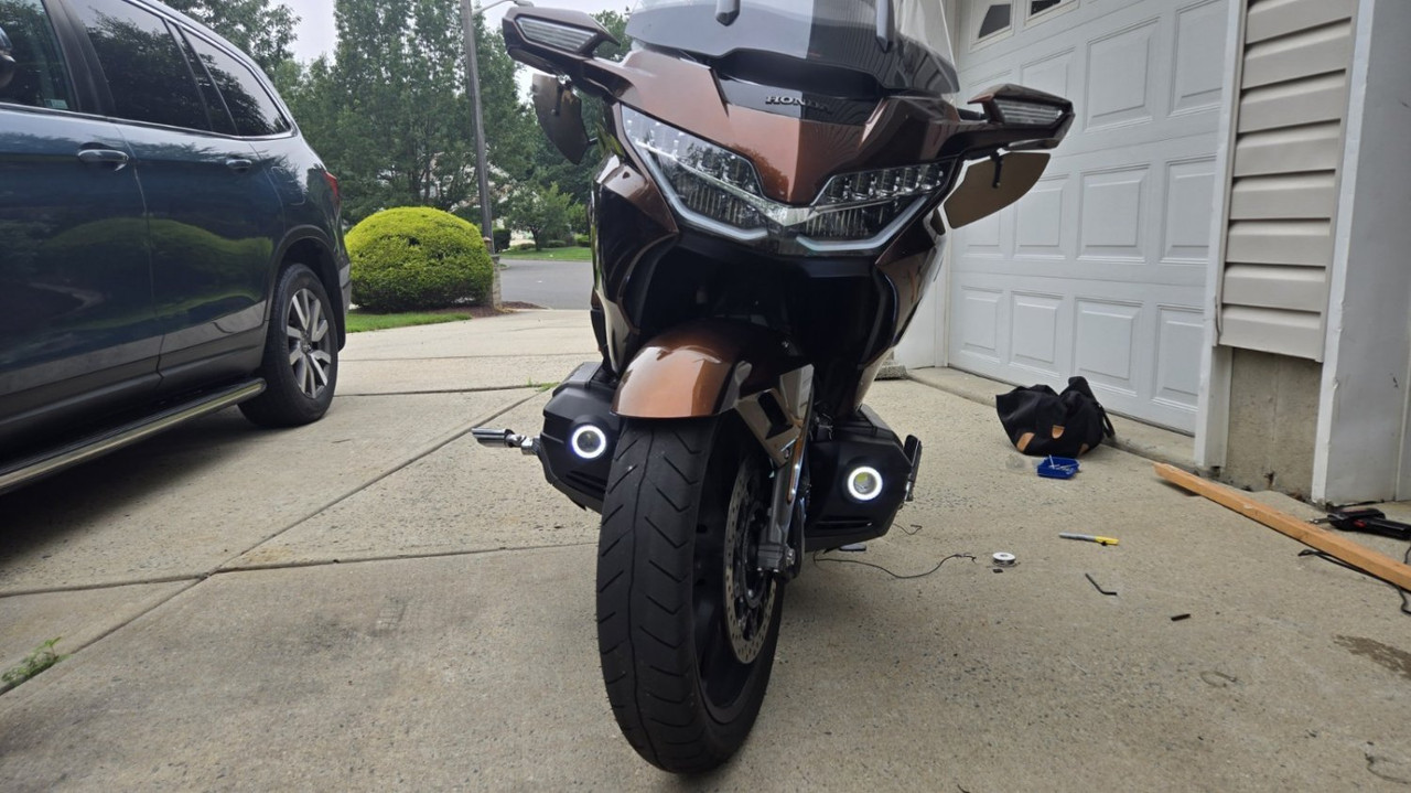 BlingLights Brand LED Halo Fog Lights Lamps for 2018-2025 Honda Gold Wing BlingLights Brand LED Halo Fog Lights Lamps for 2018-2025 Honda Gold Wing