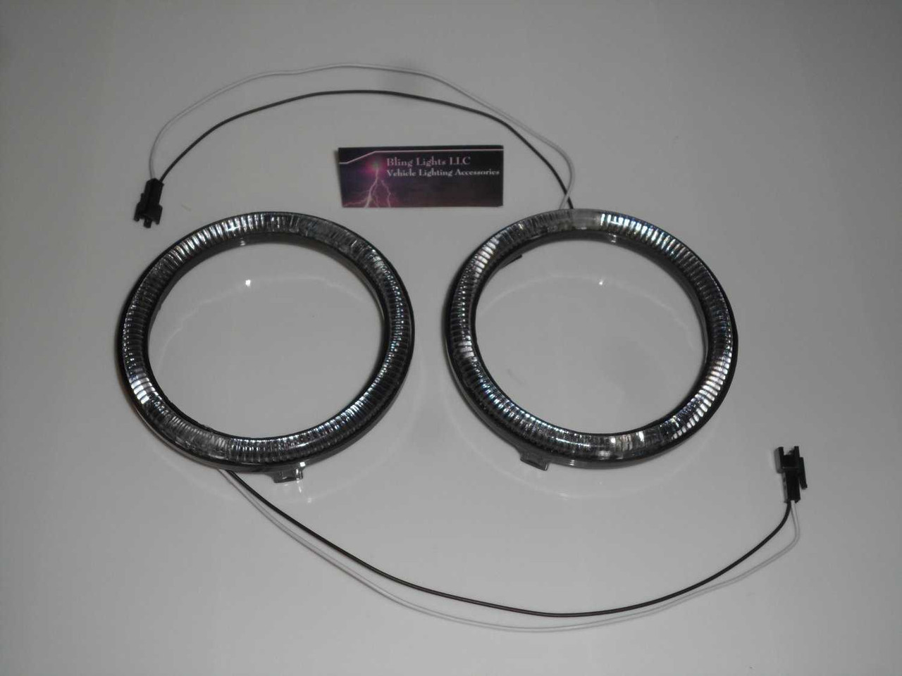 4x Blue LED Can-Am Renegade Addon Angel Eye Headlamp Headlight Halo Rings