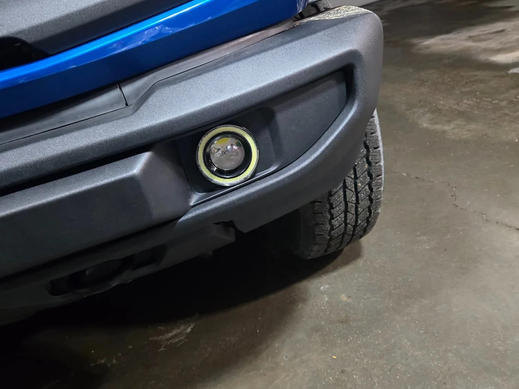 BlingLights Brand LED Halo Fog Lights for 2021-2025 Ford Bronco Non-Sport