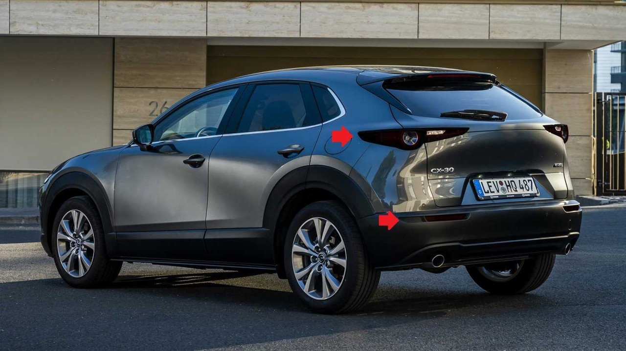 BlingLights Brand Tinted Protective Film Covers for Mazda CX-30